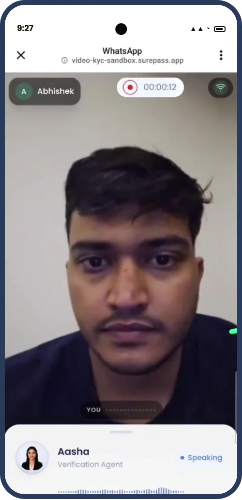 AI agent joins the video session