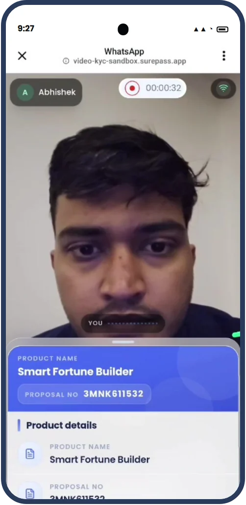 Product and proposal number confirmed